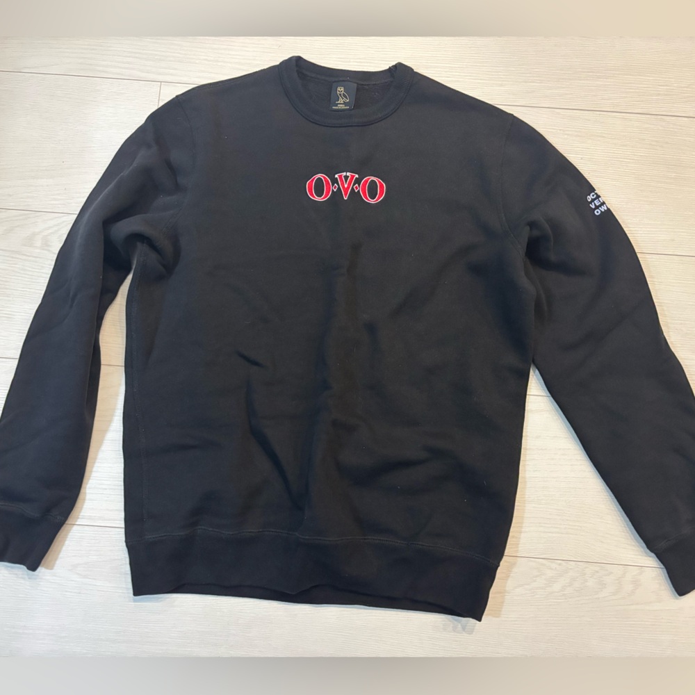 October's Very Own Black Crewneck